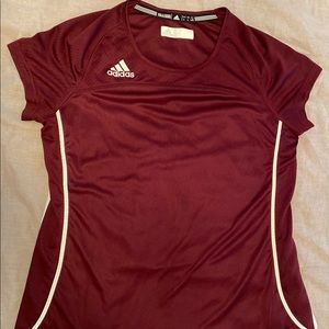 Adidas climacool, maroon athletic women’s Large